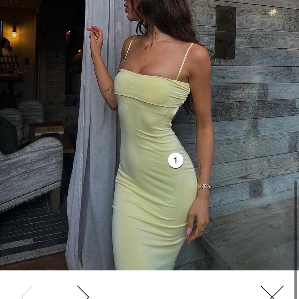 Tiger Mist Cara Dress Yellow XS